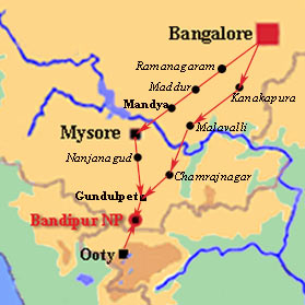 Bandipur National Park Map